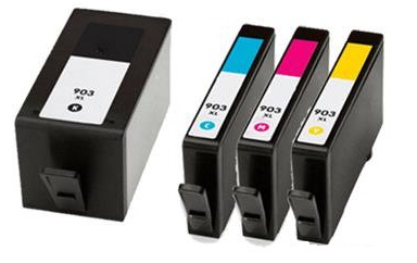Compatible HP 903XL set of 4 Ink Cartridges - Black/Cyan/Magenta/Yellow
